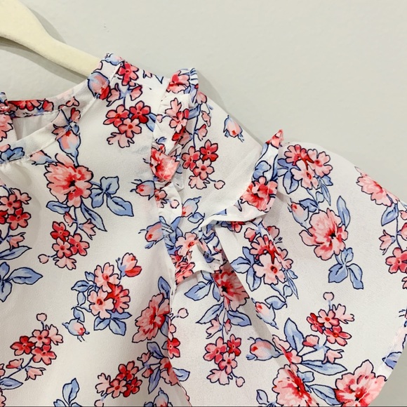 ❌SOLD❌ Janie and Jack Floral Ruffle Top - Picture 5 of 6